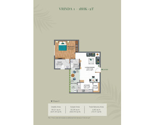 4 BHK Unit Plan of Ashiana Amodh at Talegaon